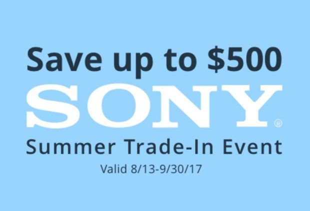sony trade in event